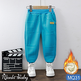 Quần nỉ lót lông thời trang trẻ em, chất dày dặn lông lót mịn ấm, phong cách đẹp dễ mặc dễ phối đồ, hàng QCCC xịn | MQ31