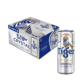 Hình ảnh Thùng 20 lon bia Tiger Crystal 330ml