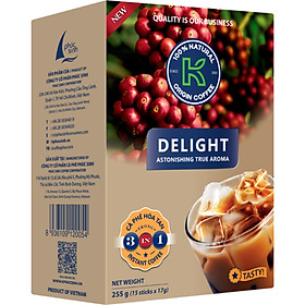 Hình ảnh Cà Phê Hòa Tan K-Coffee Delight 3in1 (255g / Hộp)