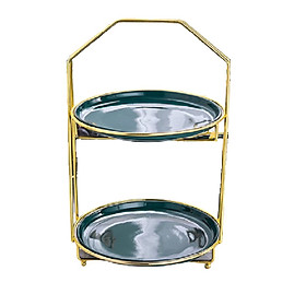 giá đựng hoa quả 2 tầng