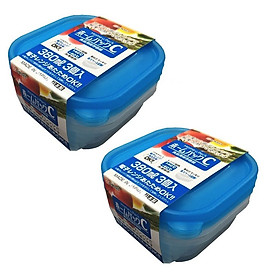 Mua Combo 02 Bộ hộp thực phẩm Nakaya 380ml - Nội địa Nhật Bản (03 hộp/Bộ)