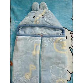 Túi ngủ vải nhung cực mềm mịn và  ấm áp cho con