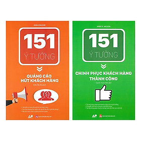 Combo 151 Ý Tưởng Quảng Cáo Và Chinh Phục Khách Hàng ( 2 Cuốn )