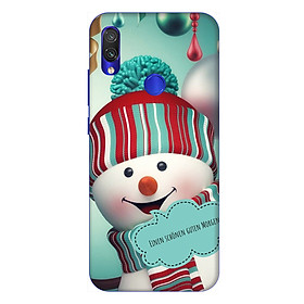 Ốp lưng dành cho điện thoại Xiaomi Redmi Note 7 hình Cậu Bé Người Tuyết Xanh - Hàng chính hãng