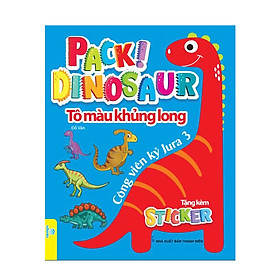 Sách - Pack! Dinosaur - Tô Màu Khủng Long - Công viên kỷ Jura - ndbooks