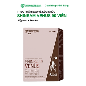 [Hộp 90 Viên] Viên uống SHINSAM VENUS Hỗ trợ tăng độ đàn hồi cho da, giúp sáng da, làm đẹp da, giảm nhăn da, giảm nám da - SHINPOONG PHARMA