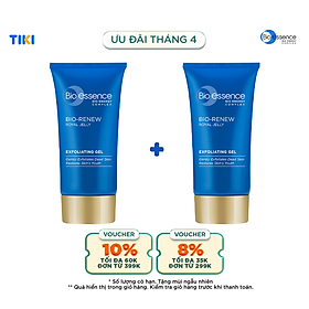 Gel tẩy tế bào chết dưỡng da tươi trẻ Bio-Essence Bio-Renew tinh chất sữa ong chúa 60gr