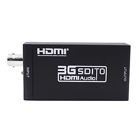 HD SDI To HDMI Converter Adapter 3G /SD/HD-SDI Signals To HDMI Support 1080P