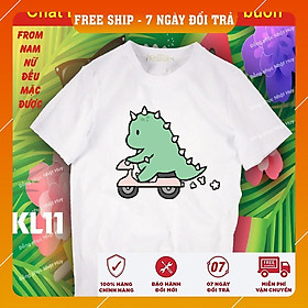 Áo thun khủng long chibi 11 chất đẹp,bao đổi trả