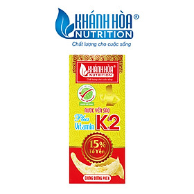 Nước Yến Sào Khánh Hòa Nutrition 15% Tổ Yến Bổ Sung Vitamin K2
