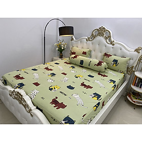  Bộ Drap Thun Lạnh Hàn Quốc { 4 món } có 2 size