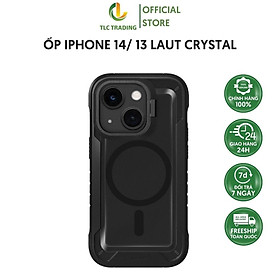 HÀNG CHÍNH HÃNG - Ốp Lưng Dành Cho IPhone 14 LAUT Crystal Matter 3.0 Thiết Kế Viền Nhựa Tăng Cường Độ Cứng Cáp Bền Bỉ