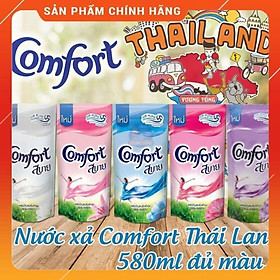 Nước xả vải Comfort Thái Lan 580ml--Nước xả quần áo thơm cả ngày hương hoa