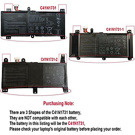 Mua Pin Battery Dùng Cho Laptop Asus GL704GM GL704GV C41N1731 (Original) 66Wh