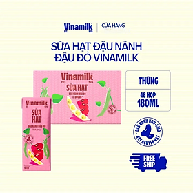 COMBO SỮA ĐẬU NÀNH VINAMILK SUPER NUT ĐẬU ĐỎ ÍT ĐƯỜNG 180ML