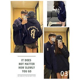 Áo Hoodie Nam Nữ Unisex In Chữ B Dáng Rộng Kèm Mũ Siêu Basic