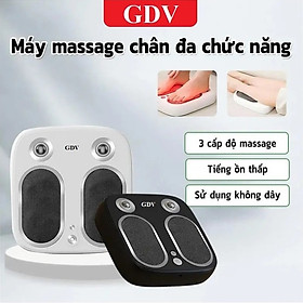 Máy Massage Bàn Chân Không Dây GDV YM-SU7 Bấm Huyệt, Rung Gót, Chườm Ấm - Màu Ngẫu Nhiên - Hàng Chính Hãng