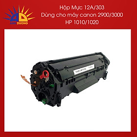 Hộp mực 12A/303 dùng cho máy canon 2900/3000. HP 1010/1020