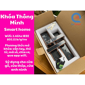 Khóa Cửa Thông Minh - OMG - Khóa Cửa Thông Minh - model X9 Tính Năng Sử Dụng Qua App Điện Thoại mạng wifi