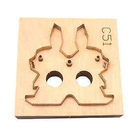 Leather Cutting Die Handcraft Stable Making Stencil DIY Multipurpose Wooden Simple to Use Cut  Bunny for Beginner Househld Supplies