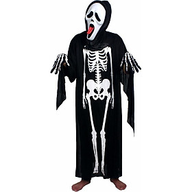 Bộ đồ hóa trang Xương Ma cosplay halloween 120cm loại dày