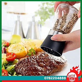 Mua Cối Xay Tiêu Kiêm Đựng Tiêu Đa Năng Bằng Thủy Tinh Có Tay Cầm Vặn Tiện Lợi - Dụng Cụ Rắc Gia Vị Thông Minh (Nhiều Màu) - CH Hương Thị Miễn Phí Vận Chuyển