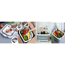 Mua Thớt Nhựa Đa Năng 3 in 1 Kiêm Chậu Rửa Rổ Tiện Dụng