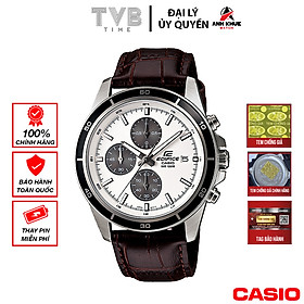 Đồng hồ nam dây da Casio Edifice chính hãng EFR-526L-7AVUDF (43mm)