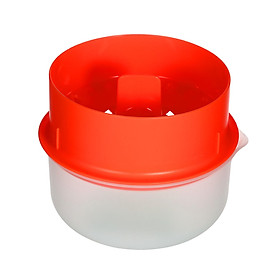Máy tách lòng đỏ trứng bằng nhựa dụng cụ nướng bánh cho nhà bếp-Màu quả cam