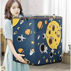 Mua Túi giỏ đựng quần áo bằng vải cỡ lớn 100L đến 200L- Giỏ đựng quần áo chăn màn đa năng có thể gấp gọn xinh xắn