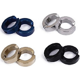 Khuyên tai nam kẹp vành bản dày không cần bấm lỗ