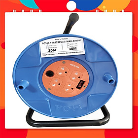 Ổ cắm kéo dài quay tay kiểu rulo lioa - ổ điện kéo dài xách tay lioa 15a, 20 mét, qt20-2-15a