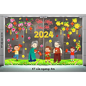 Mua DECAL TRANG TRÍ TẾT 2024 CHO TRUNG TÂM GIẢM CÂN