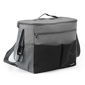 insular Diaper Bag Large Capacity Waterproof Multi-function Mommy Bag for Baby Clothes Diaper Nappy Milk Powder Bottle