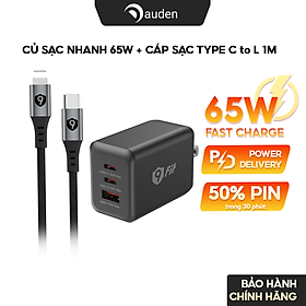 Mua Combo sạc nhanh 9fit 35W/65W công nghệ GaN (PD) cho iP/tablet/android  bảo hành 24 tháng - Hàng chính hãng