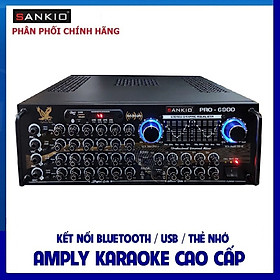 Âm ly Bluetooth SANKIO PRO-6900 - Amply karaoke 16 sò lớn tích hợp lọc xì, 2 quạt gió - Hàng chính hãng cao cấp