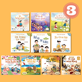 Set 10 Cuốn Sách Cho Bé 3 Tuổi (Bộ Tớ Đã Lớn Rồi, Chúng Mình Cùng Nhau, Xuân Hạ Thu Đông) - Truyện Tranh Thiếu Nhi Cho Trẻ 3 Tuổi