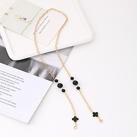 Dây kính glasses chain cỏ bốn lá thời trang dây đeo khẩu trang đeo mặt nạ dây chuyền đeo airpod đeo cổ chống thất lạc