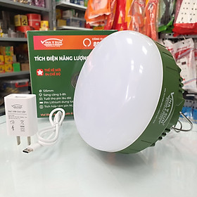 Đèn led sạc tích điện 4 chế độ, tích hợp năng lượng mặt trời NL-88 Vina Sun