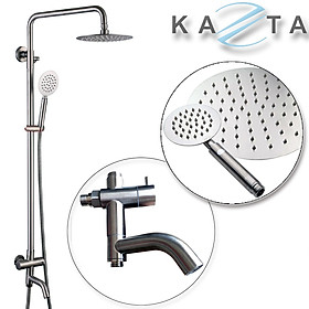 Mua Bộ Sen Cây Tắm Đứng Lạnh KAZTA KZ-SCL02T Inox 304 Bát Sen Tròn Nước Mạnh