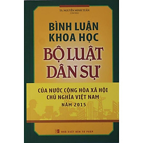 Bình luận khoa học bộ luật dân sự 