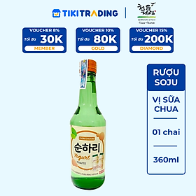 Rượu Chum Churum Soju Vị Sữa Chua 12% 360ml