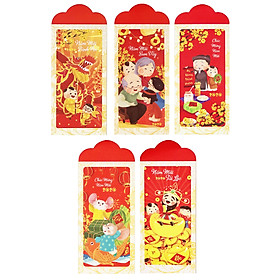 Set 10 Bao Lì Xì Tài lộc Đầy nhà Canh Tý 2020