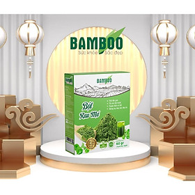 Bột rau má BAMBOO nguyên chất, siêu mịn hộp 60g 20 gói