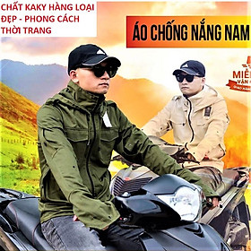 ÁO CHỐNG NẮNG KAKI LOẠI SIÊU ĐẸP CHO NAM - ÁO KHOÁC NAM