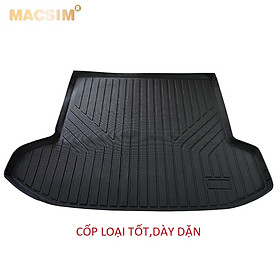 Thảm lót cốp sd xe ô tô Kia Sportage 2022-2024 nhãn hiệu Macsim chất liệu TPE cao cấp màu đen