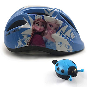 Mũ Bảo Hiểm Xe Đạp Trẻ Em Protec SMILE 024, Tiêu Chuẩn Châu Âu, An Toàn, Siêu Nhẹ Tặng 1 Chuông Xe Đạp Hình Bọ Rùa Đáng Yêu - Hàng Chính Hãng