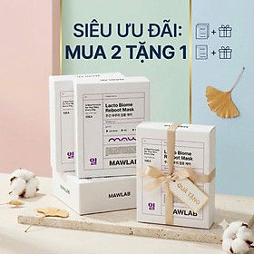Mặt Nạ Hỗ Trợ Phục Hồi Bề Mặt Da MAWLAB LACTOBIOME REBOOT MASK - Hộp 10 Miếng