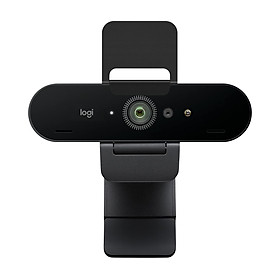 Webcam Logitech BRIO - 4K Ultra HD, tự động chỉnh sáng & lấy nét, mic kép to rõ loại bỏ tiếng ồn - Hàng Chính Hãng