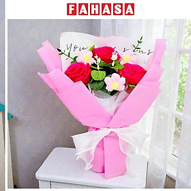 Hoa Len Valentine - MQ00153 - Màu Hồng Đậm